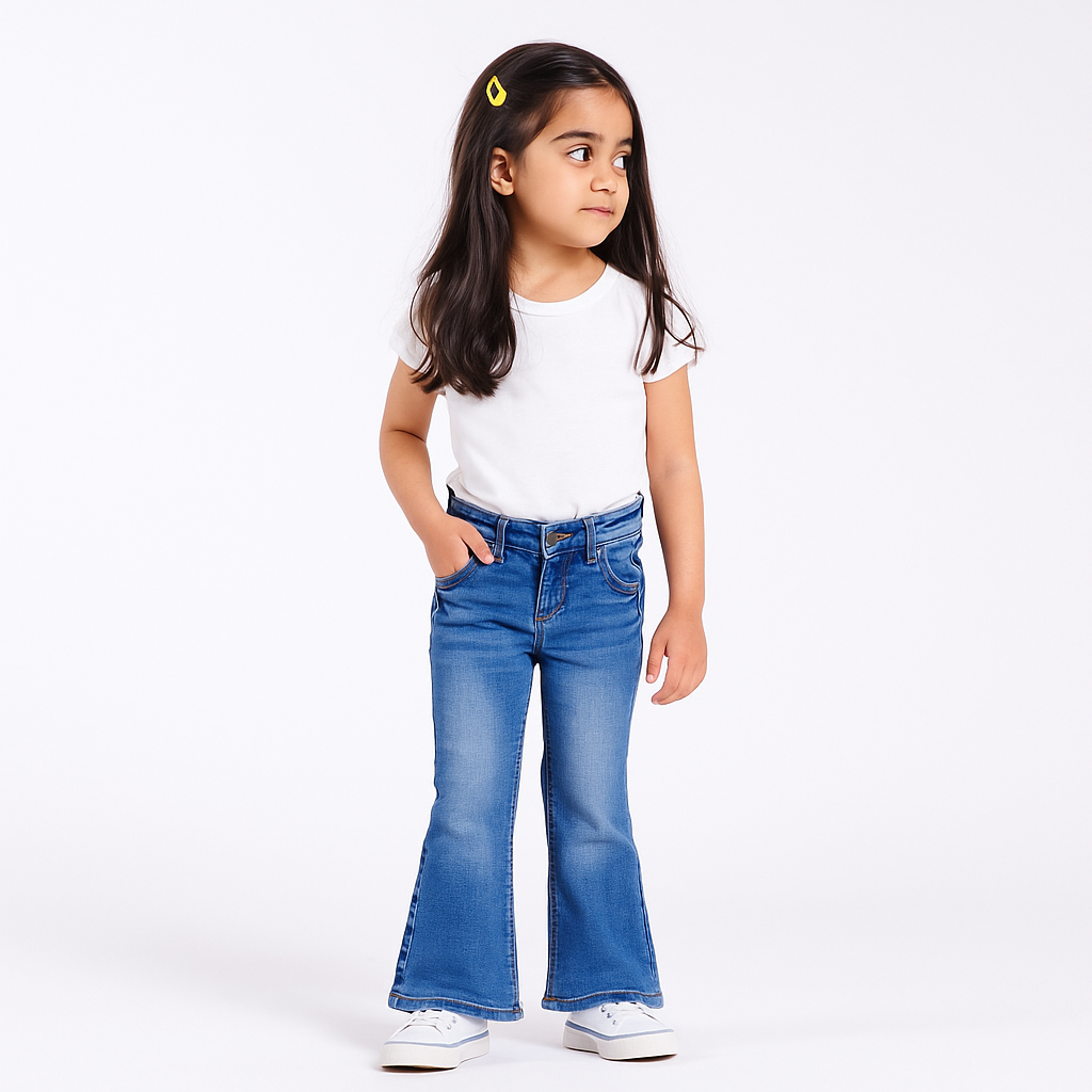 Bell-Bottom Flare Jeans