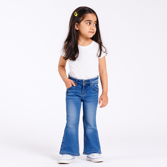 Bell-Bottom Flare Jeans