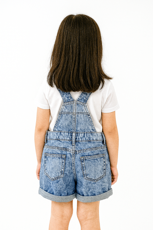 Faded Denim Dungaree