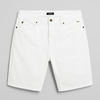White Cotton Shorts