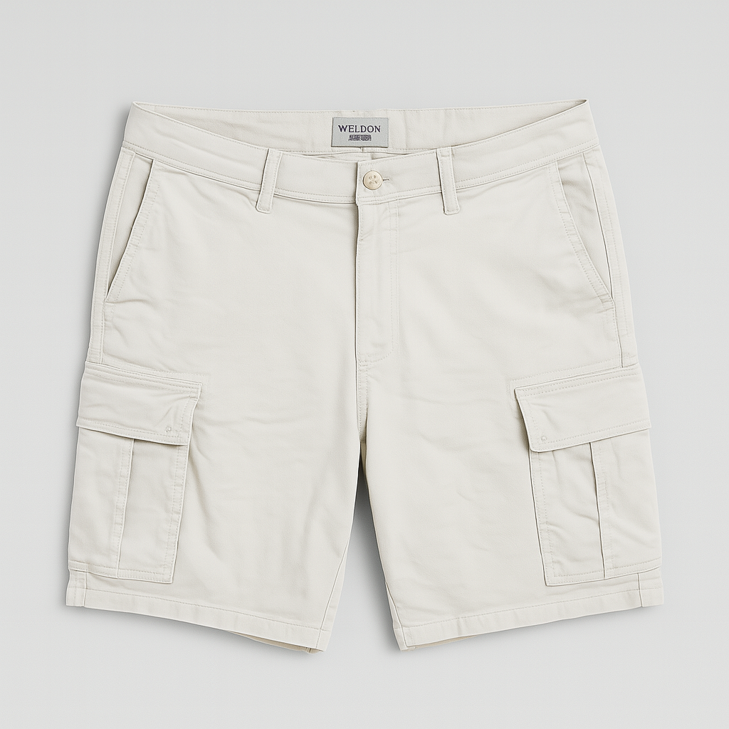 Six Pocket Cargo Denim Shorts