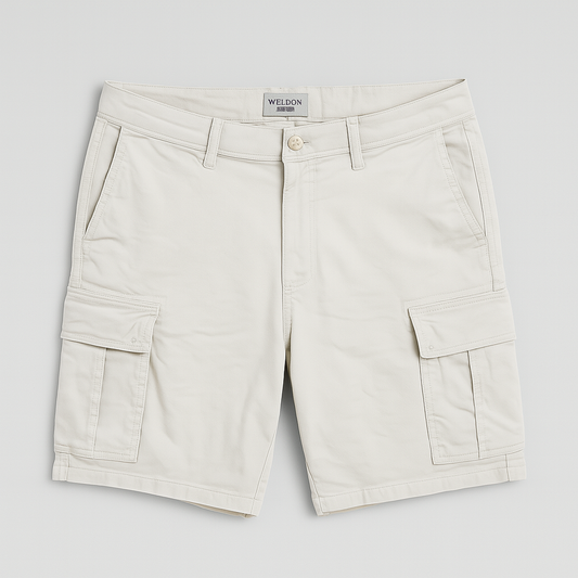 Six Pocket Cargo Denim Shorts