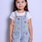 Floral Denim Dungaree